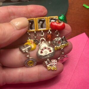 Casino-Themed Charm like brooch